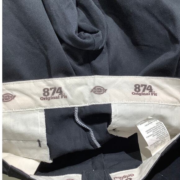 Dickies 874 Original Work Pants Black Men’s 36x32 — Durable, Classic, Industrial - Picture 3 of 8